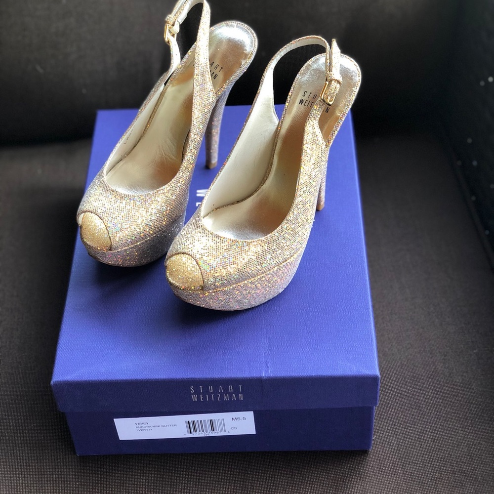 Stuart Weizmann platform slingback